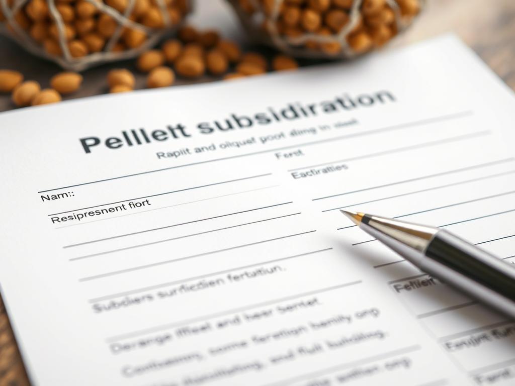 Formularz wniosku o dopłatę do pelletu - dopłaty do pelletu