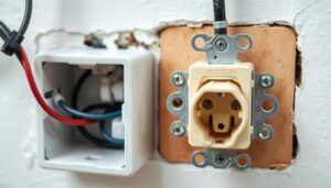 Punkt elektryczny z gniazdkiem i przewodami - cennik instalacji elektrycznej 2025
