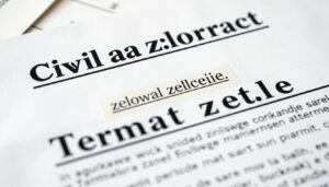 Umowa zlecenie z zaznaczonym okresem wypowiedzenia na dokumencie