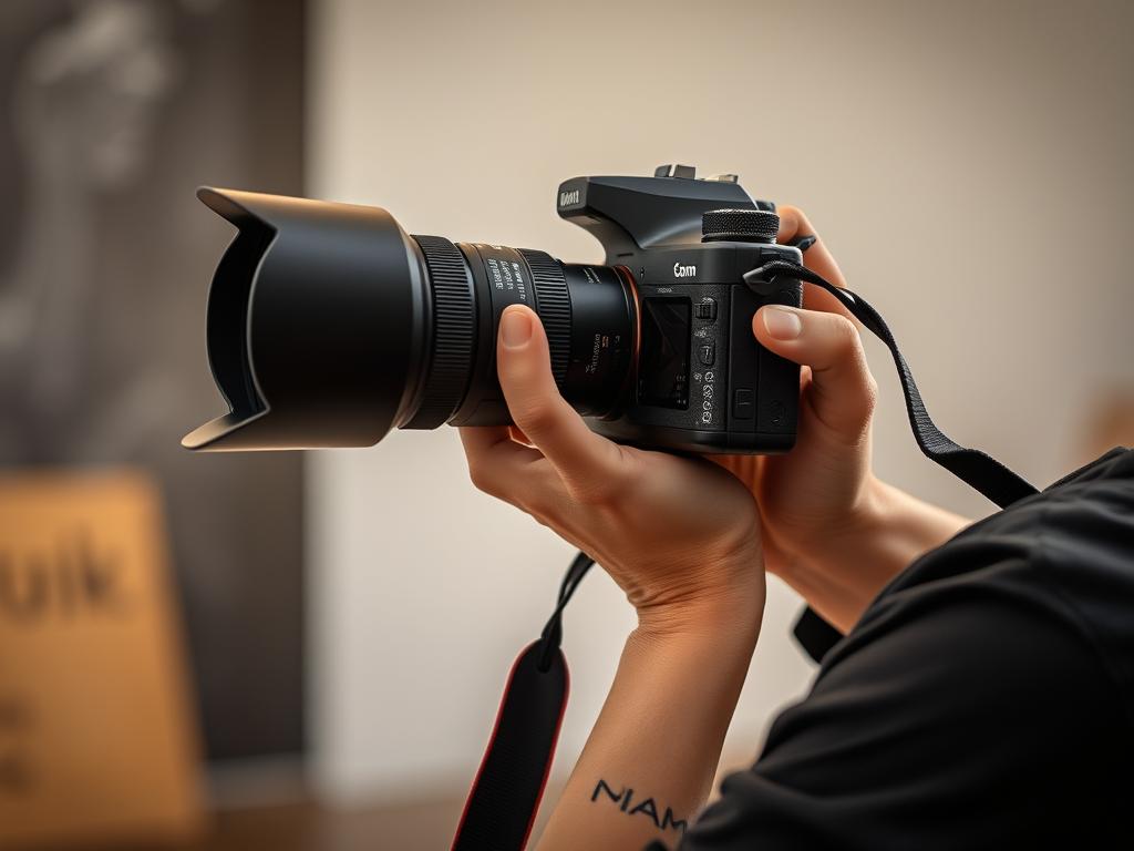 Osoba zajmująca się fotografią jako hobby do CV