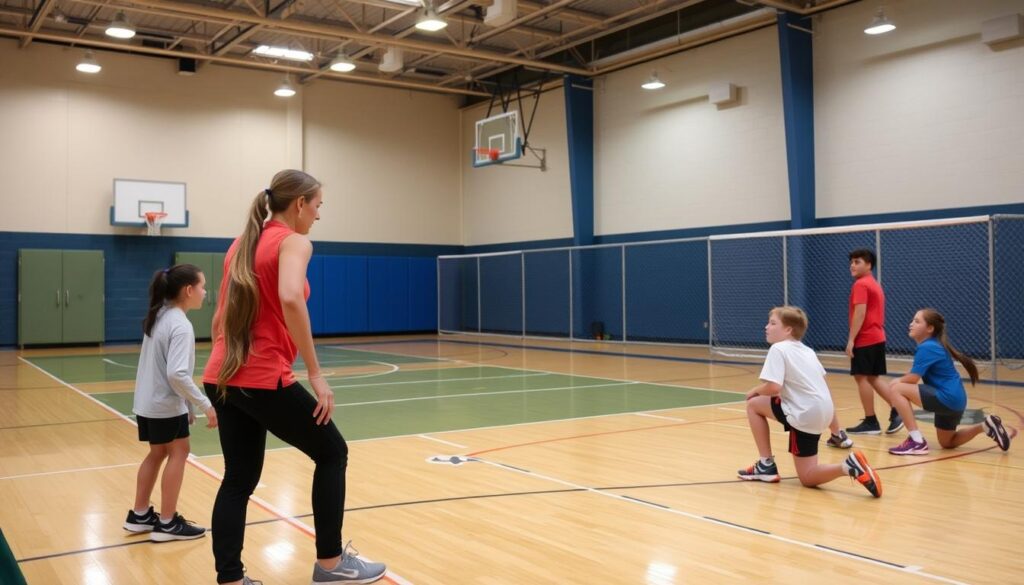 Nauczyciel wychowania fizycznego prowadzący dodatkowe zajęcia sportowe poza godzinami lekcyjnymi
